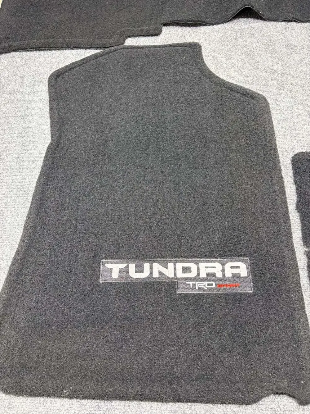 Toyota OEM 2018-2021 Tundra TRD OffRoad Sport D-Cab Black Carpet Floor Mats Set
